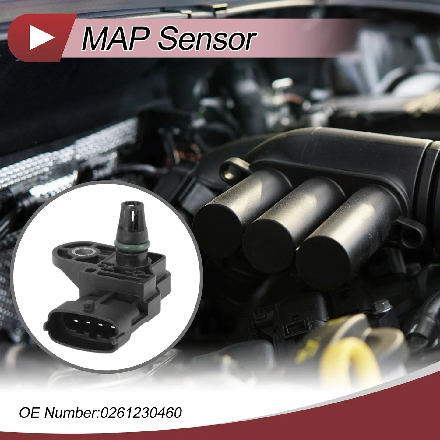MAP Sensor for Honda Civic 2015-2020 - Manifold Absolute Pressure Sensor