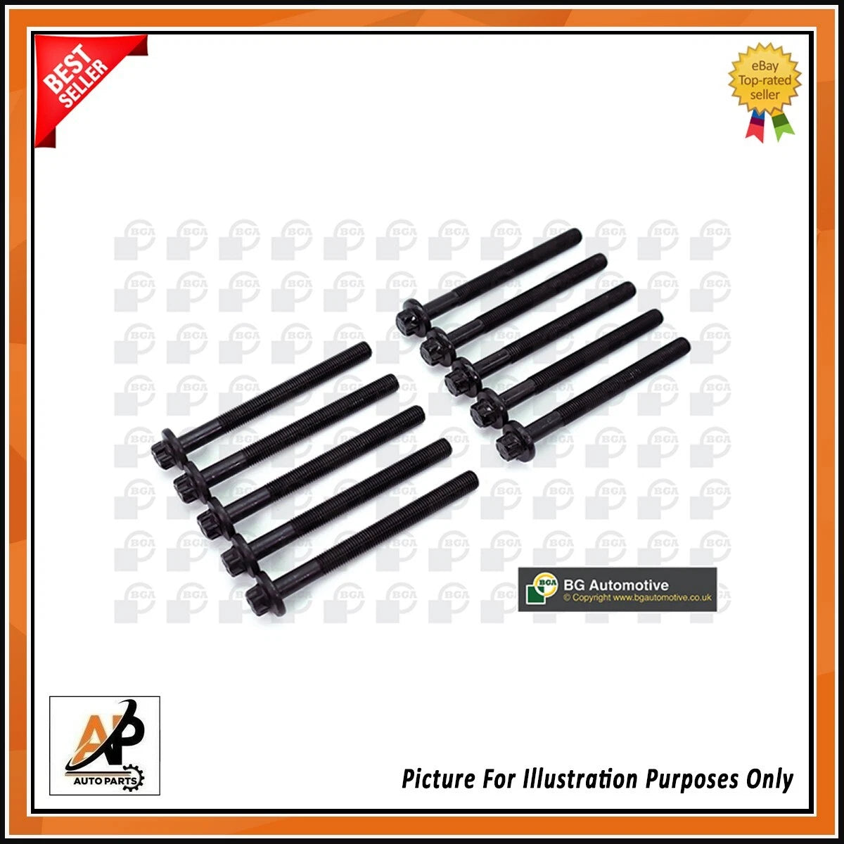 Engine Head Bolts Set for Nissan NV400 Primastar Diesel (2008–2023)