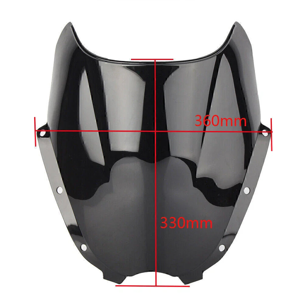 Blue Windshield Windscreen Double Bubble for Hyosung GT125 GT250R GT650R (2003-2017)