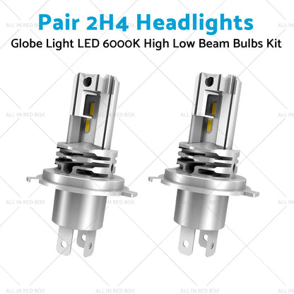 H4 LED Headlight Bulbs 6000K High Low Beam for Car