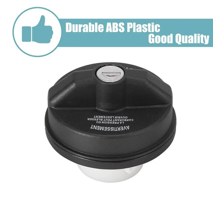 Black Engine Oil Fuel Tank Cap Cover for Dodge (2011-2019)