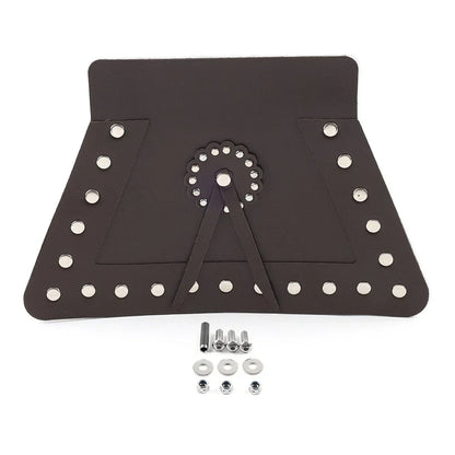 Double Leather Rear Mudguard Fender Flap for Harley Touring Softail