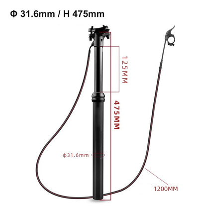 30.9/31.6mm Bike MTB Dropper Seat Post for Mountain Bikes