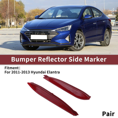 Rear Bumper Reflectors for Hyundai Elantra (2017-2020) - 2 x Reflectors