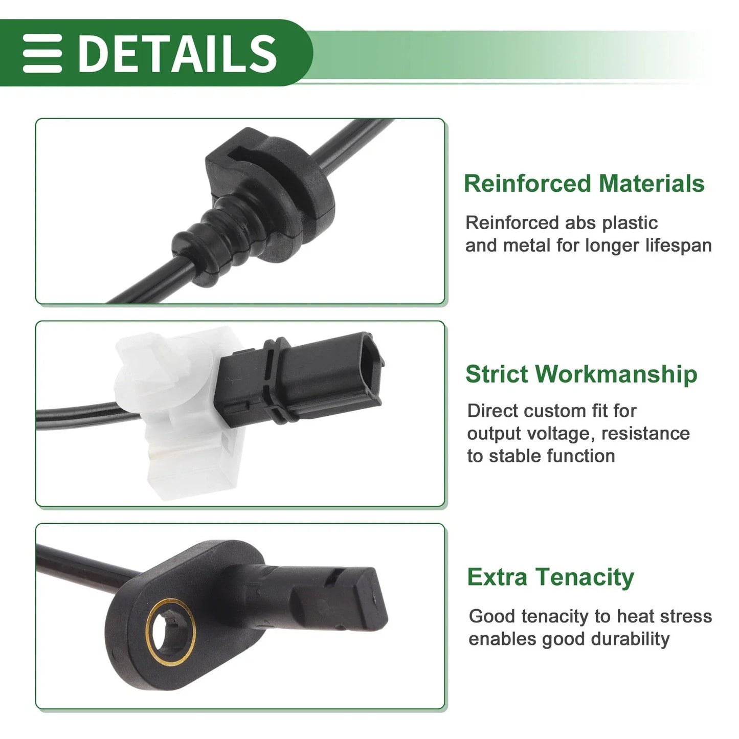 ABS Wheel Speed Sensor for Honda Jade Fr1 Rear Left (2013-2018)