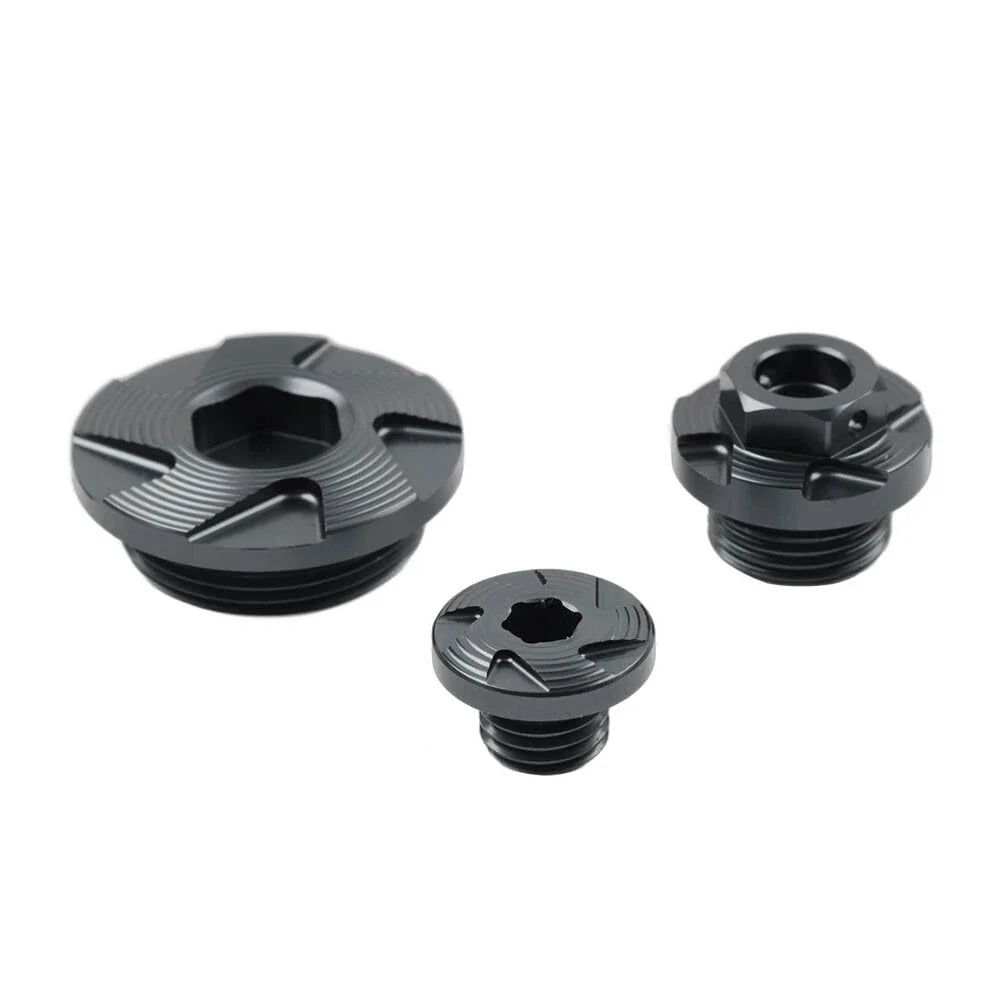 Engine Timing Oil Filter Plug Screws Set for Kawasaki KX250 KX450 KLX450R