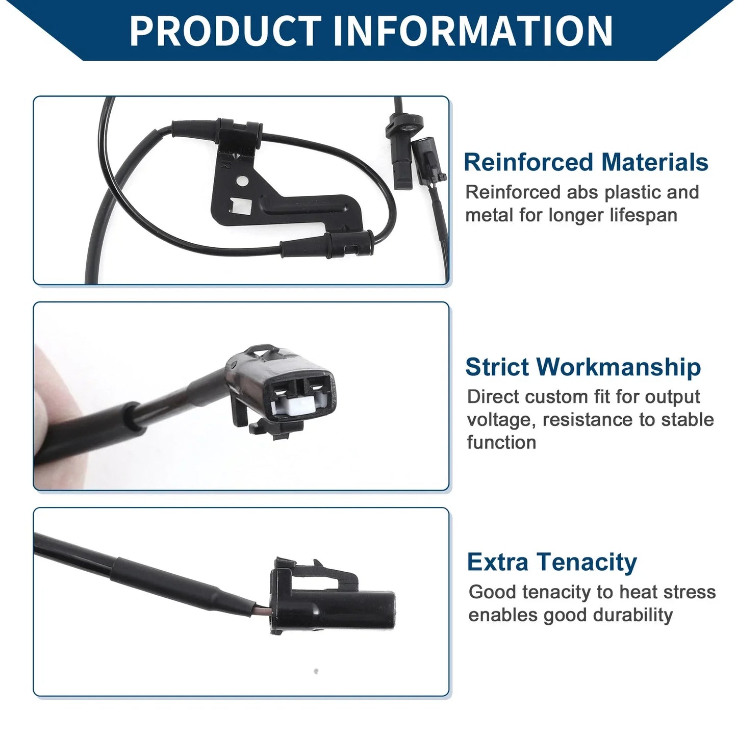 ABS Wheel Speed Sensor for Hyundai Elantra 2017-2020 (2 x Sensors)