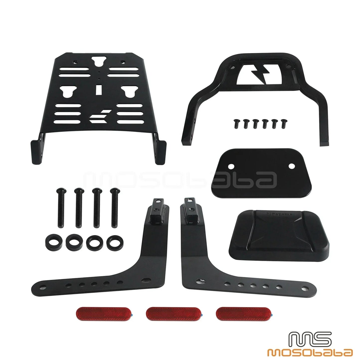 Short Sissy Bar Backrests for Harley Softail Low Rider FXLR (2018-2020)