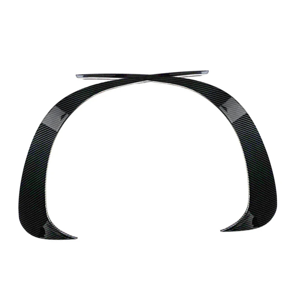 Black ABS Front Bumper Lip Splitter Spoiler for Mercedes C-Class (2022-2023)