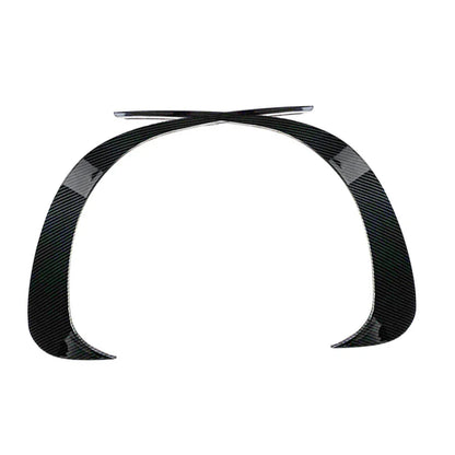 Black ABS Front Bumper Lip Splitter Spoiler for Mercedes C-Class (2022-2023)