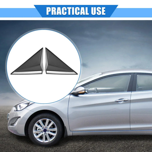 2 x Left Right Mirror Corner Triangle Covers for Hyundai Elantra (2014-2016)