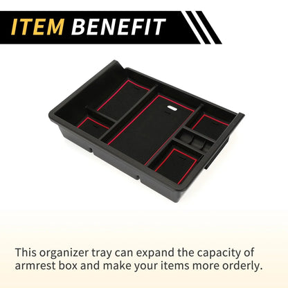 Center Console Organizer Insert Tray for Chevy Silverado & GMC Sierra (2014-2023)