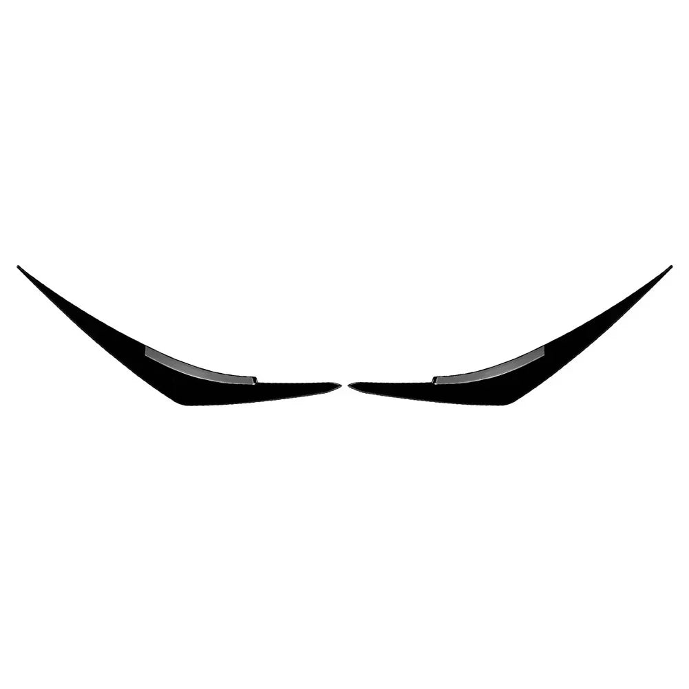 Glossy Black Headlight Eyebrow Eyelid Trim for Subaru WRX STI (2022-2025)