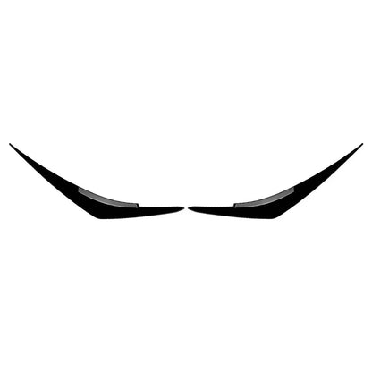 Glossy Black Headlight Eyebrow Eyelid Trim for Subaru WRX STI (2022-2025)