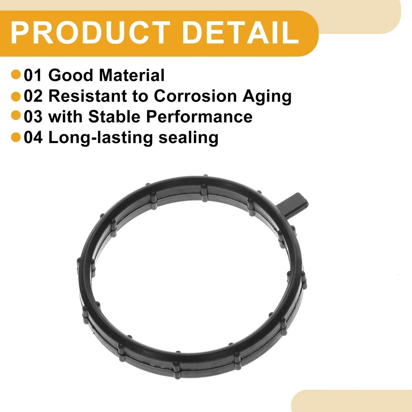 Connector Tube Gasket for Porsche Macan (2015-2018) - 1 Pcs Engine Seal