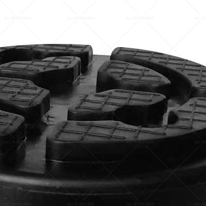 5Pcs Universal Round Rubber Arm Pads for Auto Lift Car Truck Hoist Black