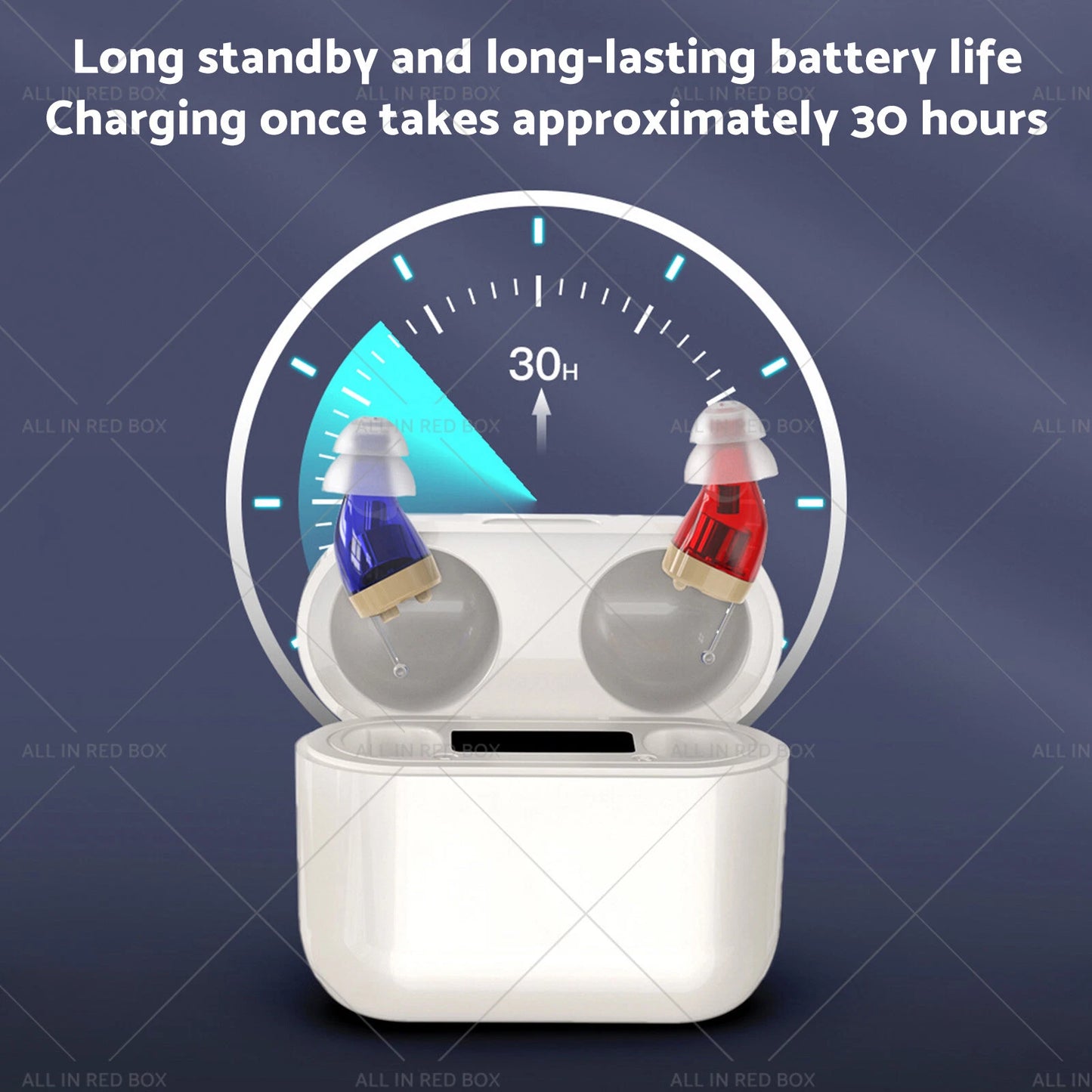 Rechargeable Digital Hearing Aids with Noise Reduction for AU