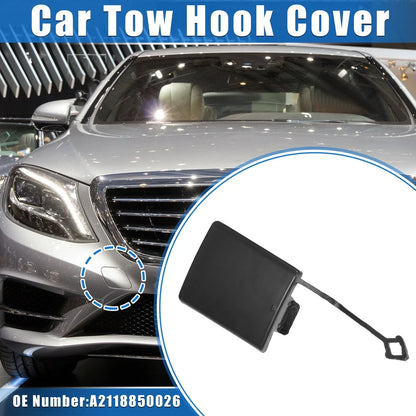 Front Bumper Tow Hook Eye Hole Cover for Mercedes-Benz E 500 (2003-2009)