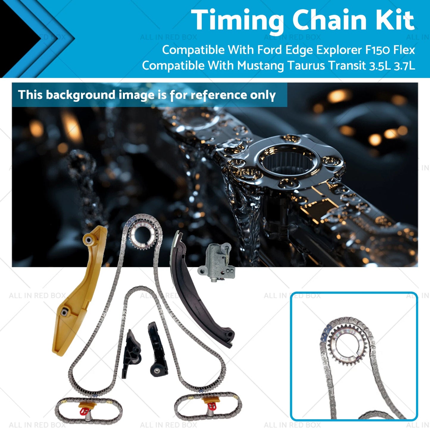 Timing Chain Kit for Ford Edge Explorer F150 Flex Mustang Taurus (2007-2020)