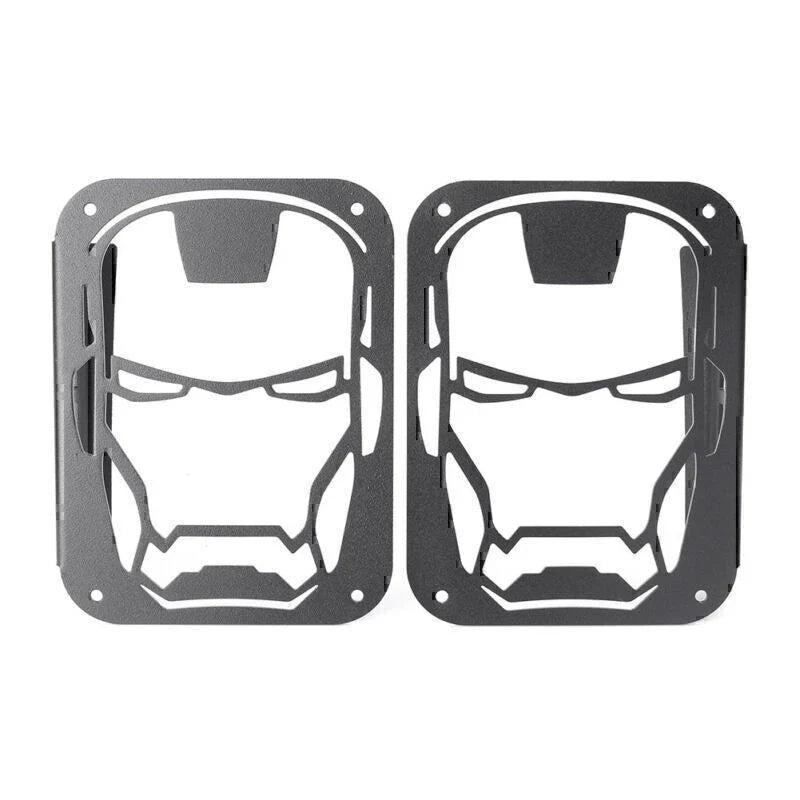 Iron Man Rear Tail Light Covers for JEEP WRANGLER JK (2007-2016)