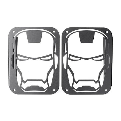 Iron Man Rear Tail Light Covers for JEEP WRANGLER JK (2007-2016)