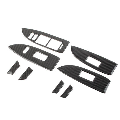 8 x RHD Car Door Window Lift Switch Panel Covers for Toyota Prius (2012-2015)