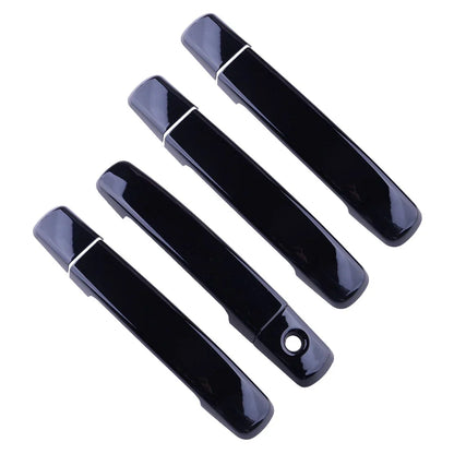 8 x Black Exterior Door Handle Cover Trim Caps for Nissan Frontier (2005-2019)