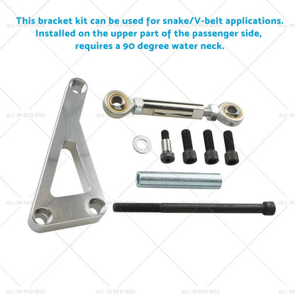 SBC Long Water Pump Alternator Bracket for Chevy 350