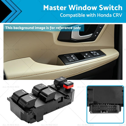 Front Left Door Power Window Switch for Honda CR-V (2017-2023)