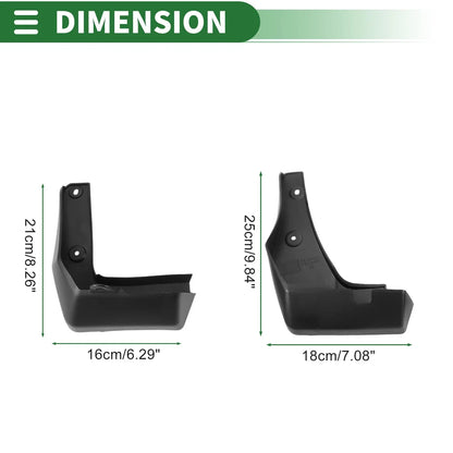 Mud Flaps Splash Guards for Honda Greiz (2015-2019)