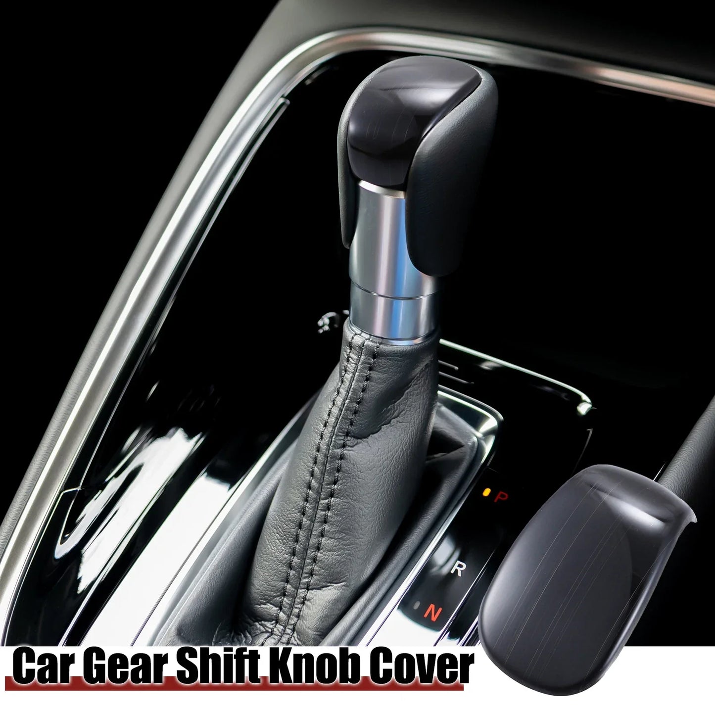 Car Gear Shift Knob Cover Trim for Honda Accord (2018-2022) Black