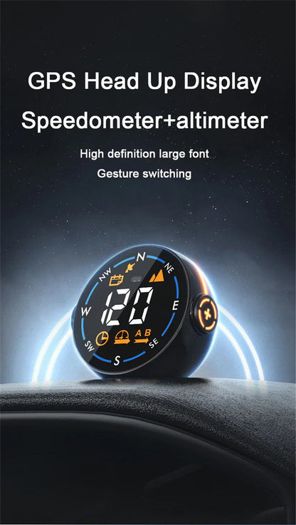 USB Car Dash HUD Speedometer Display Speed Alarm for Universal Models