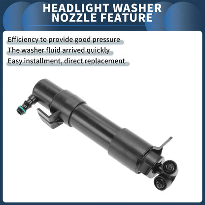 Front Driver Side Headlight Washer Nozzle for Mercedes-Benz E550 (2007-2009)