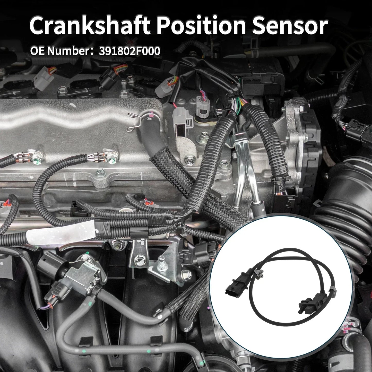 Crankshaft Position Sensor for Hyundai Santa Fe CM 2.0 CRDi (2009-2012)