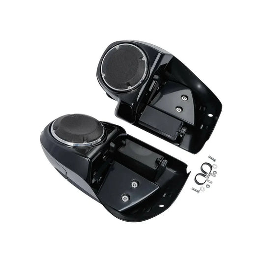 Vented Fairing Speaker Pod Grill Signal Light for Harley Touring (2014-2024)