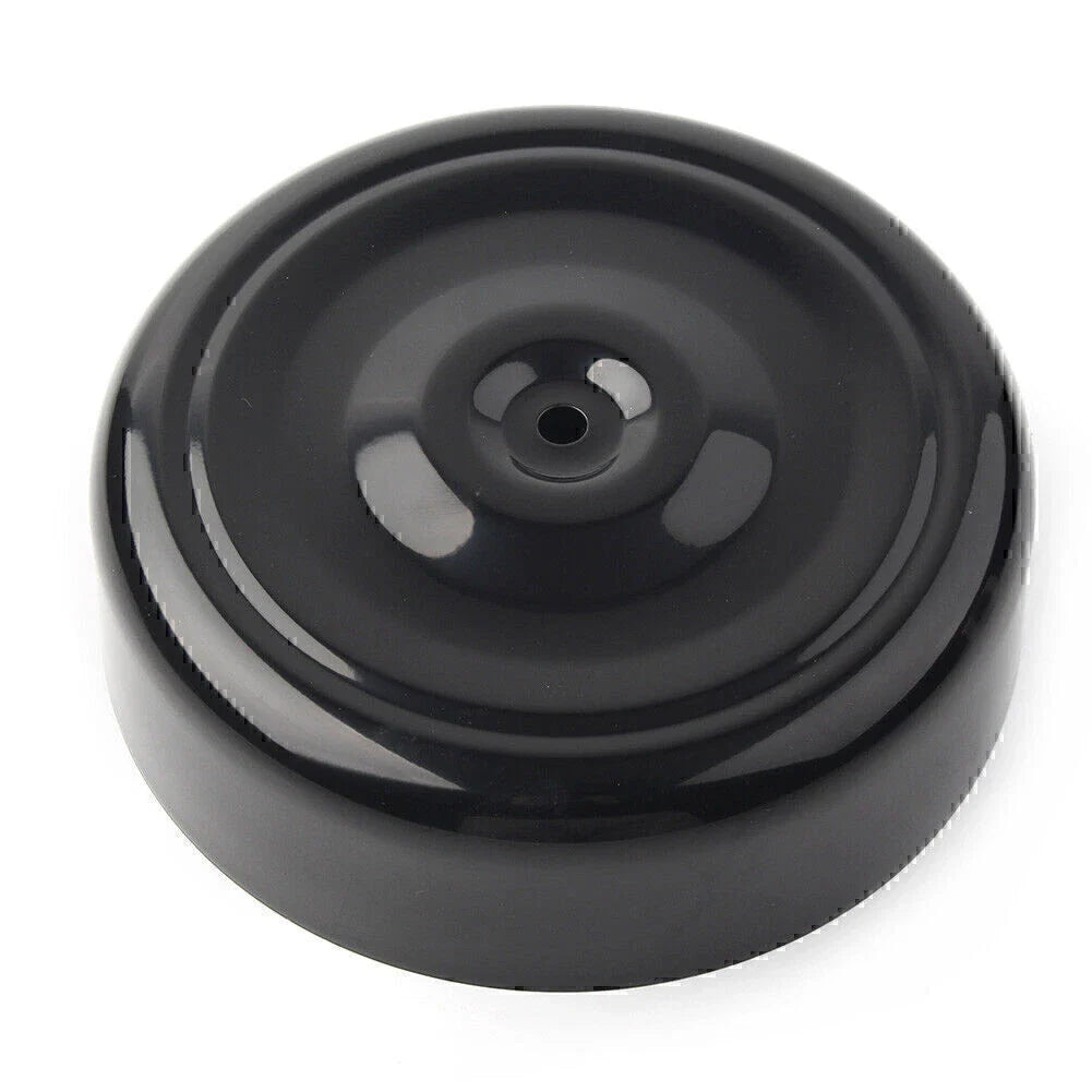 Metal Black 7" Bobbed Air Cleaner Cover for Harley Softail Dyna