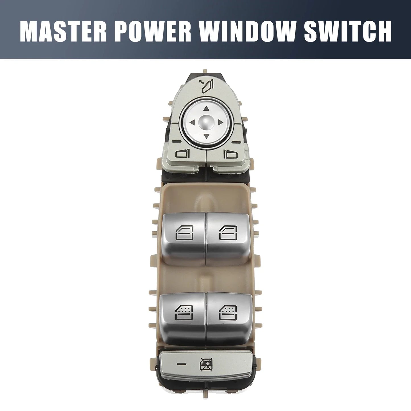 Power Window Switch for Mercedes-Benz W222 S-Class (2013-2017) Beige