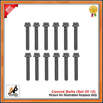 Conrod Bolts Set of 12 Replacement for Land Rover Discovery V 3.0D 306DT (2017–2022)