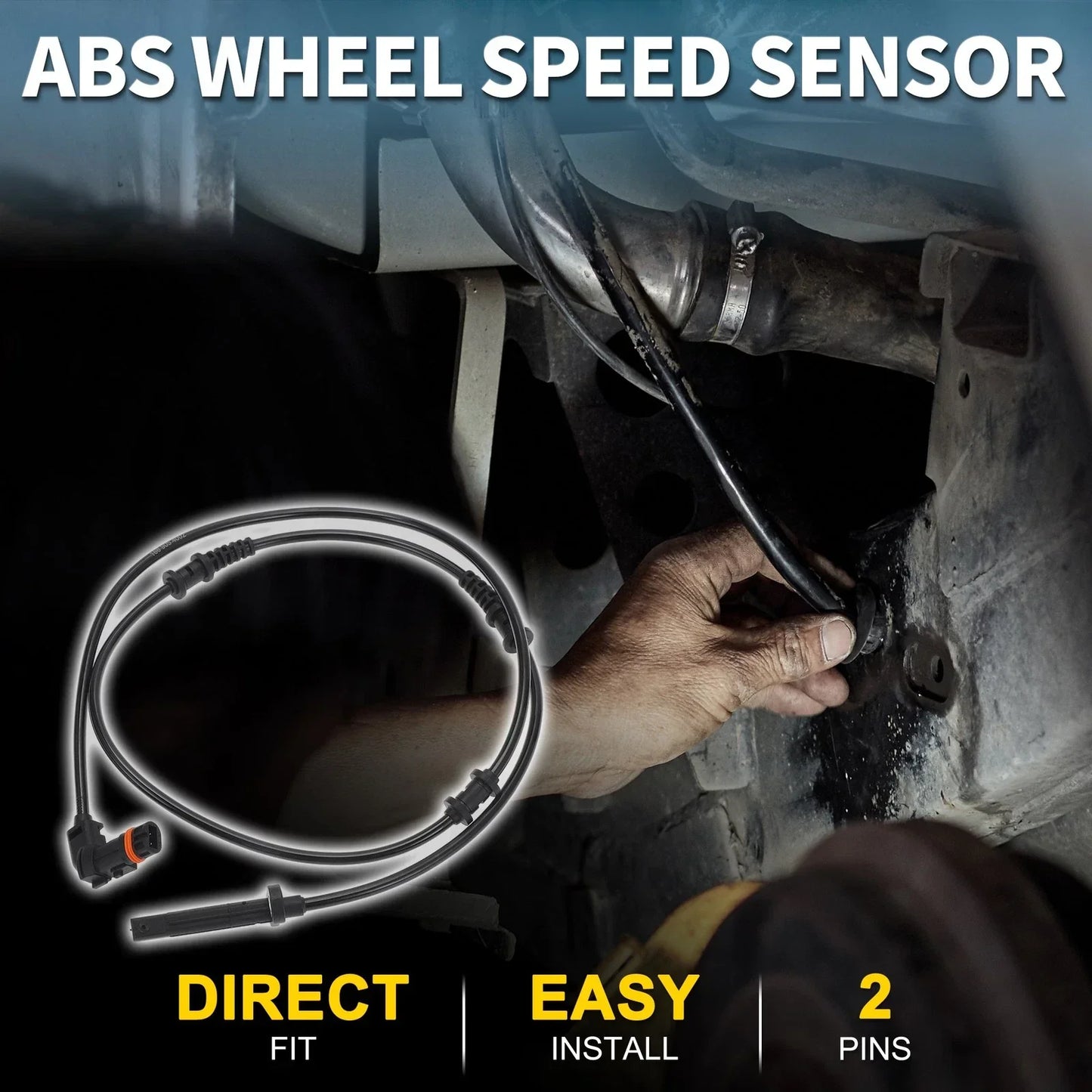 Front Left ABS Wheel Speed Sensor for Mercedes-Benz GL350 ML350 (2010-2012)