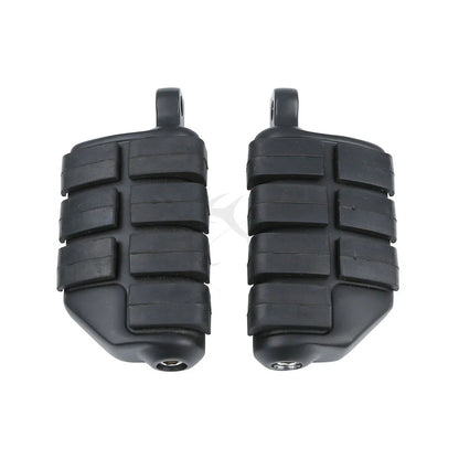 Matte Black Male Mount Footrests Pegs for Harley Sportster XL 1200 883 (2004-2023)