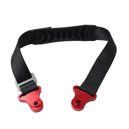 Red Universal Adjustable Motorcycle Fork Rear Seat Rescue Strap Sling