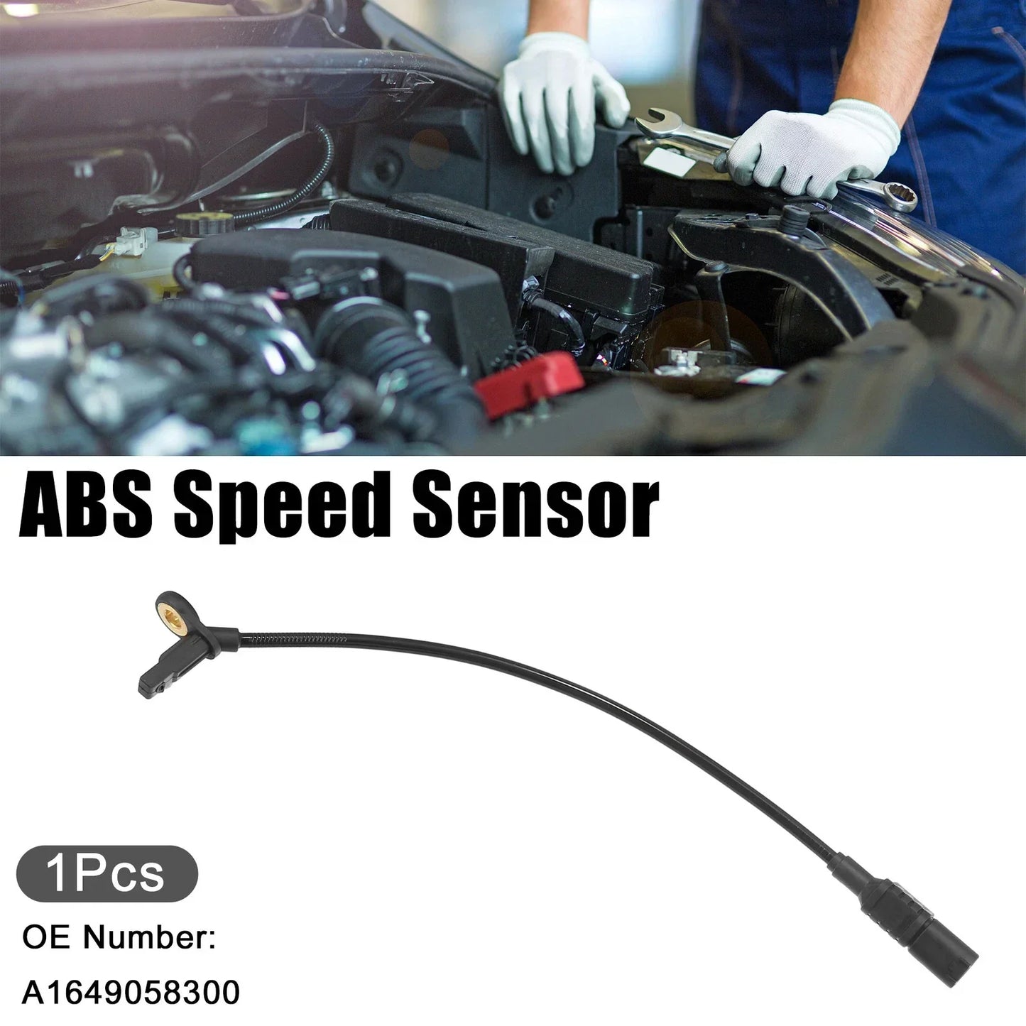 ABS Sensor for Mercedes-Benz ML550 2008-2010 (2 x Rear Left Right)