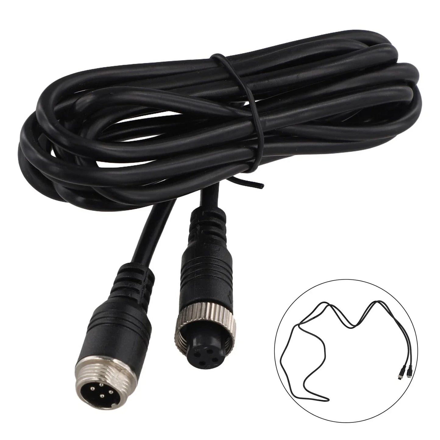 2M Premium Rear View Camera Extension Cable for Car/Truck