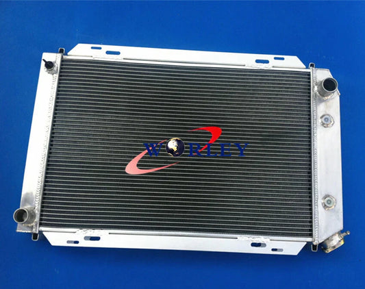 Aluminum Radiator & Fan for Ford Mustang 2.3L/I4 5.0L/V8 (1979-1993)