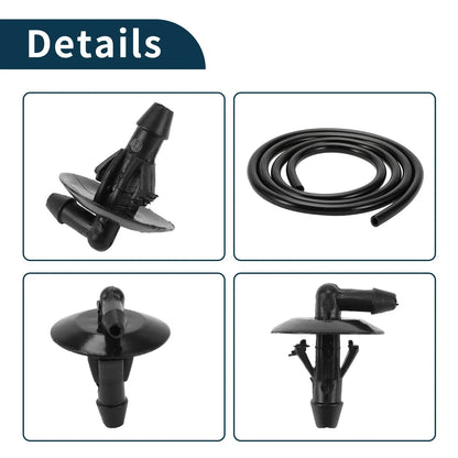 Windshield Washer Nozzle & Fluid Hose for Dodge Sprinter (2002-2018)