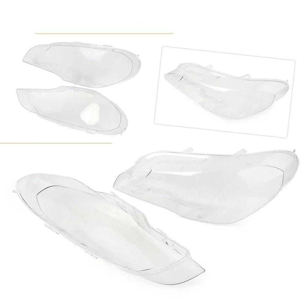 Clear Lens Cover for BMW X5 Headlight Shell Case 2007-2013