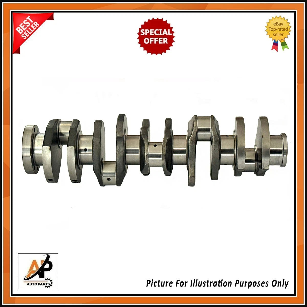 Crankshaft for Ford Ranger 3.2 TDCI Diesel (SAFA SA2R) (2005–2011)