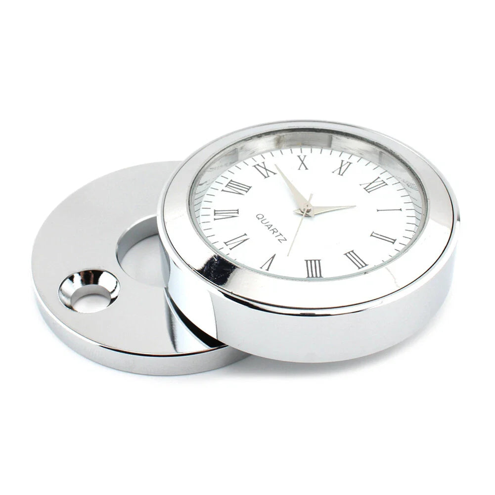 Chrome Front Fork Lock Clock Cover for Harley Road King (1994-2022)