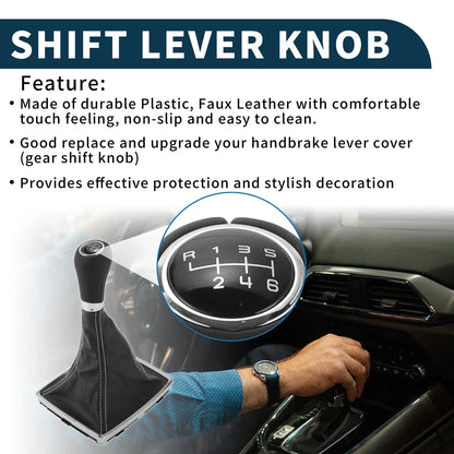 6 Speed Manual Gear Shift Knob & Cover for Mercedes-Benz C-Class (2001-2007)