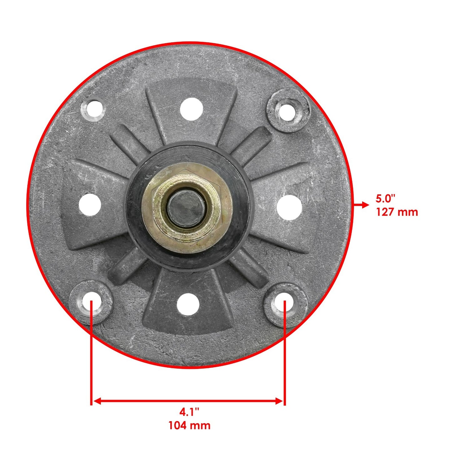 Deck Spindle Blade and Belt Replacement for John Deere LA130 LA140 (2005–2019)